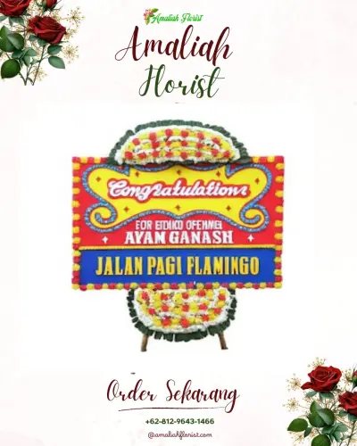 Bunga Papan Congratulation di Balesari